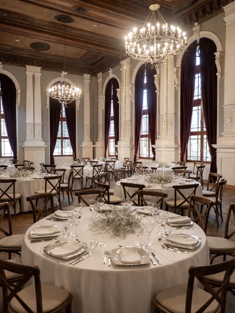 Logensaal Crossback Chairs