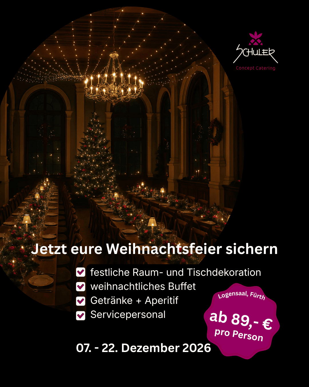 Weihnachtsfeier 2026