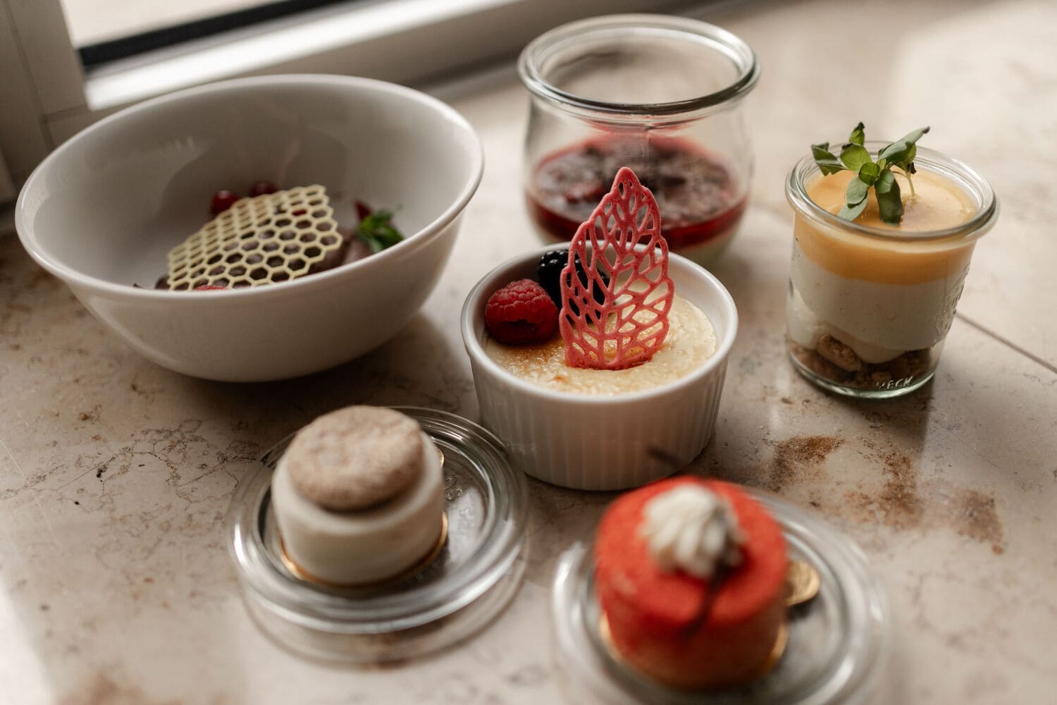 Ein Sammelsurium an kleinen Nachspeisen